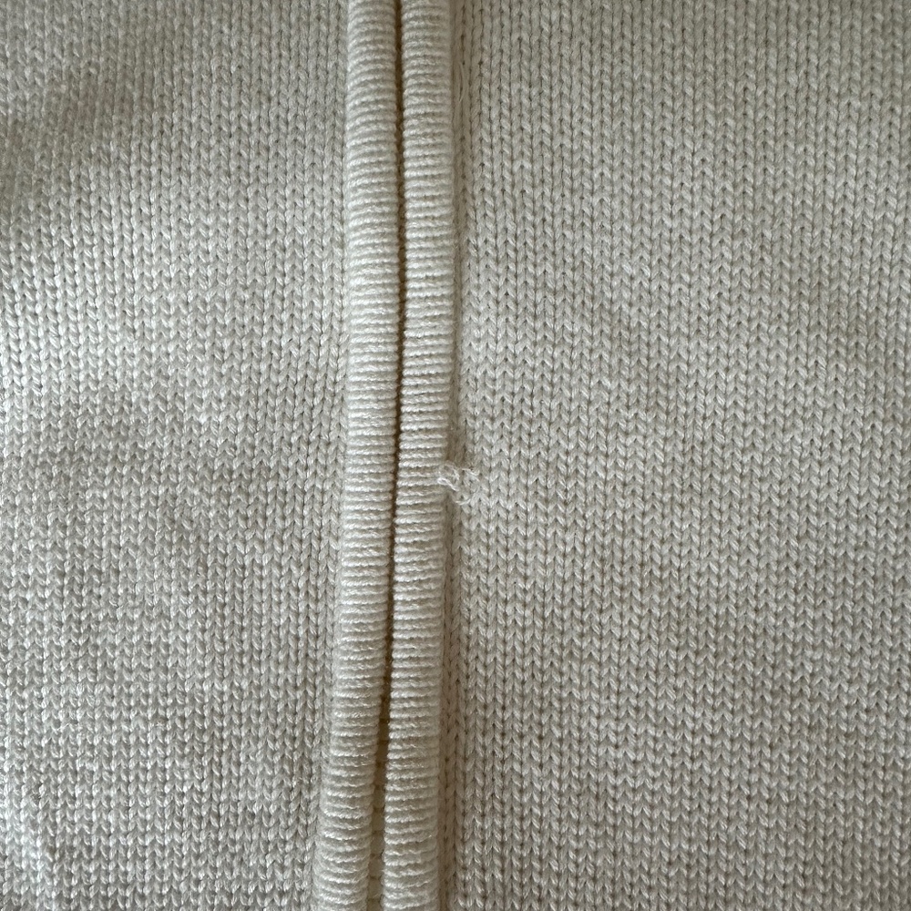 Brandy Melville Zip-Up Hoodie – Cream – One Size – NWT - Picture 4 of 6